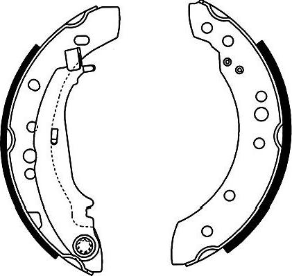Kavo Parts BS-6420 - Drum Brake Shoe Set car-mod.net