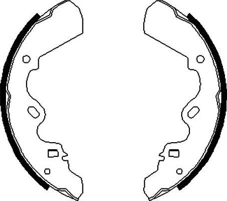 Kavo Parts BS-3901 - Drum Brake Shoe Set car-mod.net