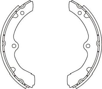 Kavo Parts BS-3921 - Drum Brake Shoe Set car-mod.net
