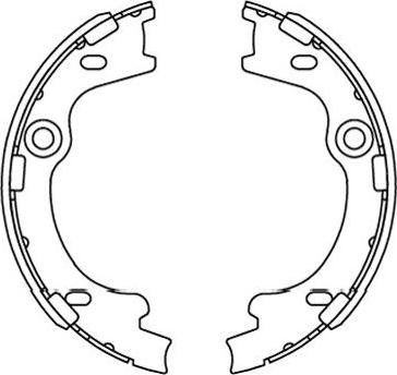Kavo Parts BS-3421 - Drum Brake Shoe Set car-mod.net