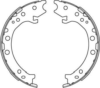 Kavo Parts BS-2914 - Drum Brake Shoe Set car-mod.net