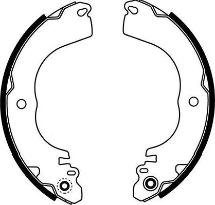 Kavo Parts BS-7429 - Drum Brake Shoe Set car-mod.net