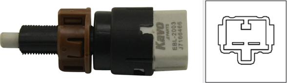Kavo Parts EBL-2003 - Brake Light Switch / Clutch car-mod.net