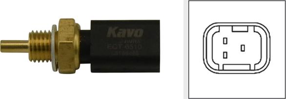 Kavo Parts ECT-6510 - Coolant temperature Sensor car-mod.net