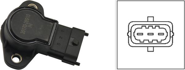 Kavo Parts ETP-1501 - Throttle position sensor car-mod.net