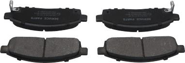 Alanko 10300763 - Brake Pad Set, disc brake car-mod.net