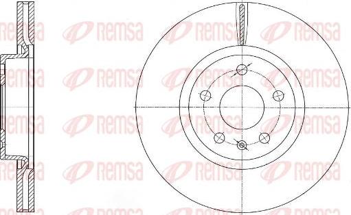 Kawe 6972 10 - Brake Disc car-mod.net