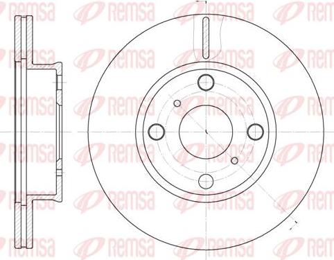 Kawe 6402 10 - Brake Disc car-mod.net