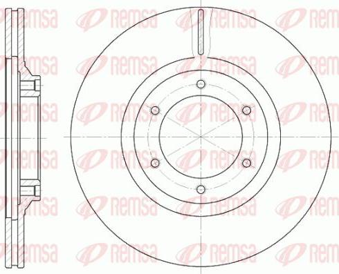 Kawe 6434 10 - Brake Disc car-mod.net