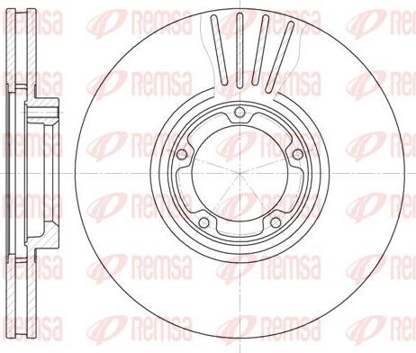 Kawe 6519 10 - Brake Disc car-mod.net
