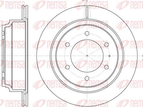 Kawe 6515 10 - Brake Disc car-mod.net