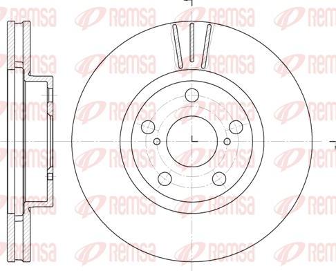 Kawe 6577 10 - Brake Disc car-mod.net