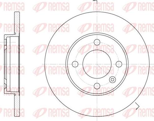 Kawe 6088 01 - Brake Disc car-mod.net