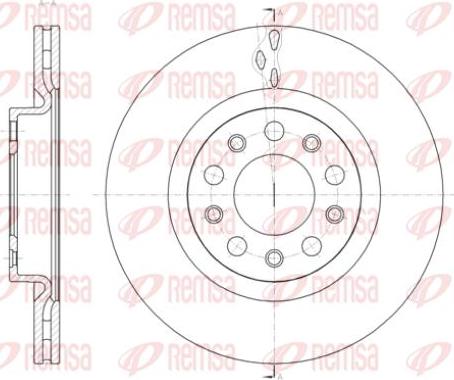 Kawe 61428 10 - Brake Disc car-mod.net