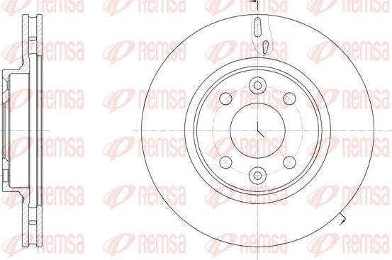 Kawe 61535 10 - Brake Disc car-mod.net