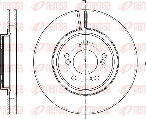 Kawe 61129 10 - Brake Disc car-mod.net