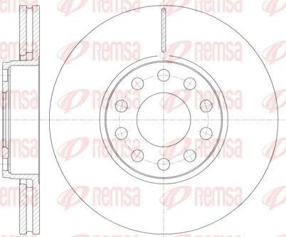 Kawe 61227 10 - Brake Disc car-mod.net