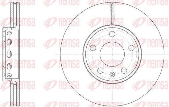 Kawe 6328 10 - Brake Disc car-mod.net