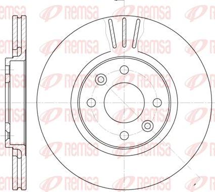 Kawe 6236 10 - Brake Disc car-mod.net