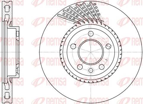 BSF 11465V - Brake Disc car-mod.net