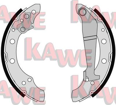 Kawe 04100 - Drum Brake Shoe Set car-mod.net