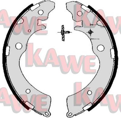 Kawe 05690 - Drum Brake Shoe Set car-mod.net