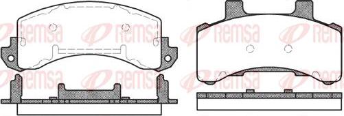 Kawe 0516 00 - Brake Pad Set, disc brake car-mod.net