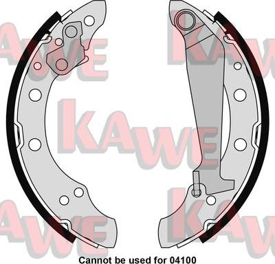Kawe 05730 - Drum Brake Shoe Set car-mod.net