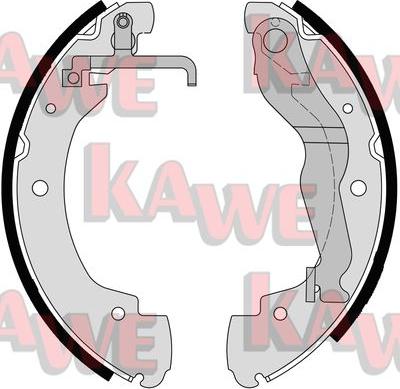 Kawe 06910 - Drum Brake Shoe Set car-mod.net