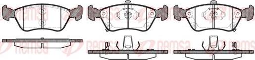Kawe 0676 02 - Brake Pad Set, disc brake car-mod.net