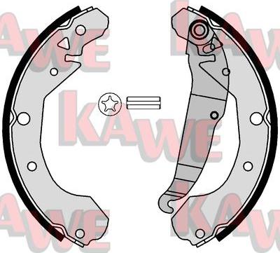 Kawe 01126 - Drum Brake Shoe Set car-mod.net