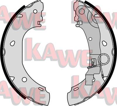 Kawe 08540 - Drum Brake Shoe Set car-mod.net