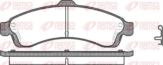 Kawe 0837 02 - Brake Pad Set, disc brake car-mod.net