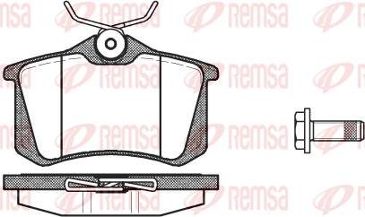 Kawe 0263 05 - Brake Pad Set, disc brake car-mod.net