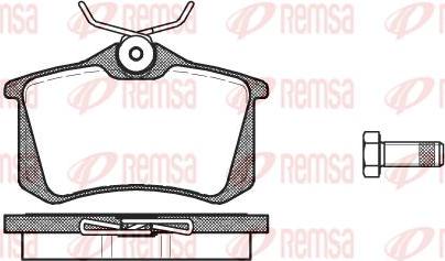 Kawe 0263 10 - Brake Pad Set, disc brake car-mod.net