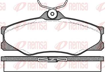 Kawe 0223 00 - Brake Pad Set, disc brake car-mod.net