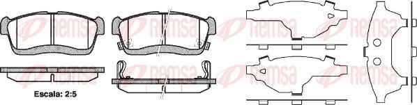 Kawe 0724 42 - Brake Pad Set, disc brake car-mod.net