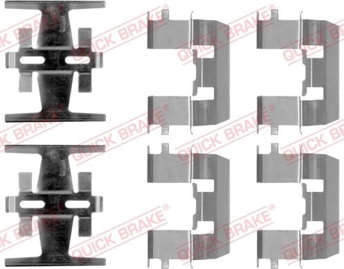 Kawe 109-1208 - Accessory Kit for disc brake Pads car-mod.net