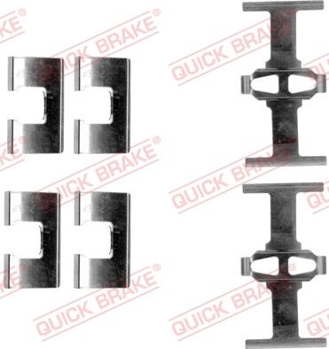 Kawe 109-1203 - Accessory Kit for disc brake Pads car-mod.net