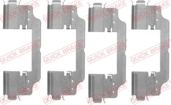 Kawe 109-1716 - Accessory Kit for disc brake Pads car-mod.net
