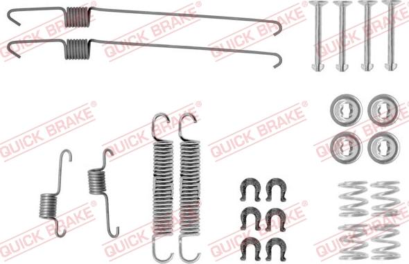 Kawe 105-0001 - Accessory Kit, brake shoes car-mod.net