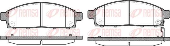 Kawe 1242 01 - Brake Pad Set, disc brake car-mod.net
