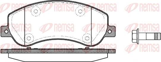 Alanko 10300434 - Brake Pad Set, disc brake car-mod.net