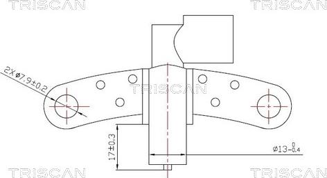 Kawe 8855 25102 - Crankshaft position sensor, RPM car-mod.net