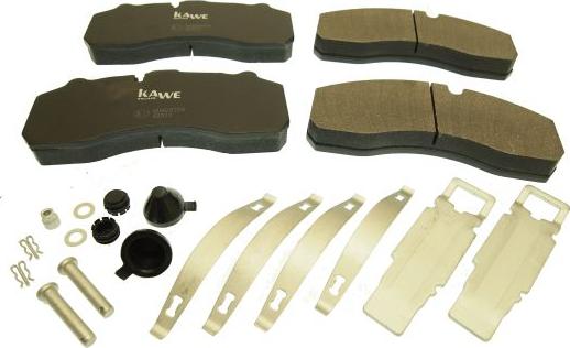 Kawe 88081 - Brake Pad Set, disc brake car-mod.net