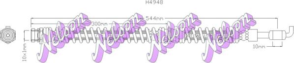 Kawe H4950 - Brake Hose car-mod.net