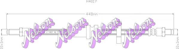 Kawe H4017 - Brake Hose car-mod.net