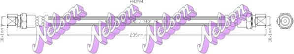 Kawe H4294 - Brake Hose car-mod.net