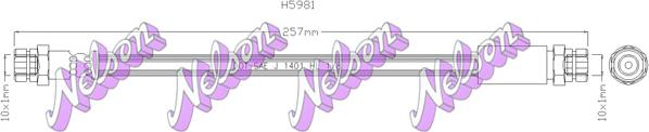 Kawe H5981 - Brake Hose car-mod.net