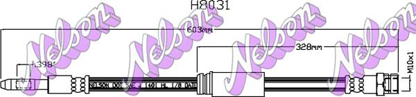 Kawe H8031 - Brake Hose car-mod.net
